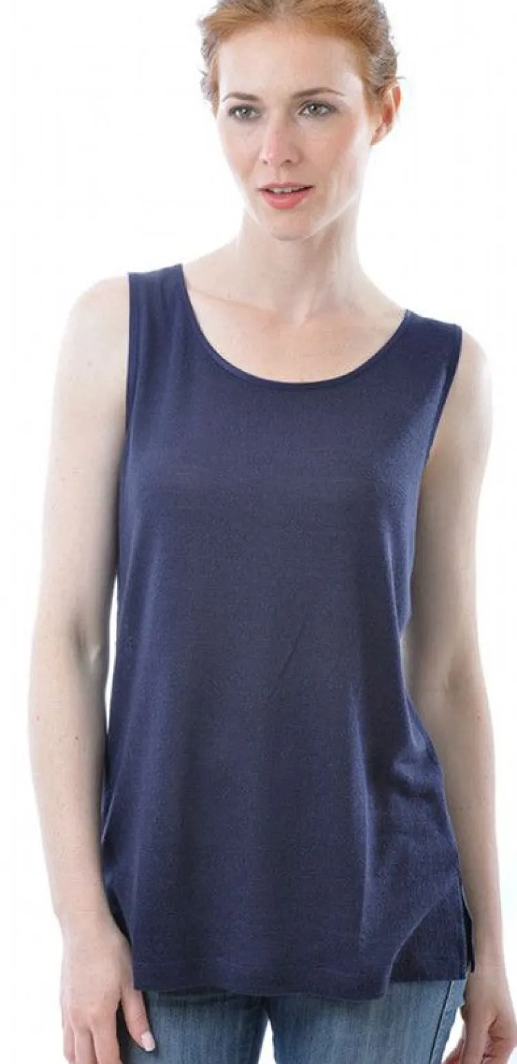 Camisole (Breite Träger)|Shirts Mit Seide^Alkena Bourette Seidenmix SOMMER TOP von