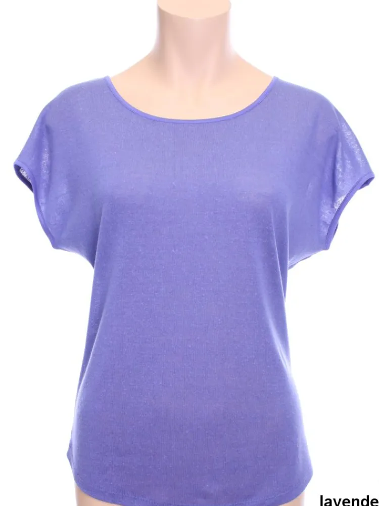T-Shirt|Shirts Mit Seide^Alkena Bourette Seidenmix Sommer T-SHIRT uni von