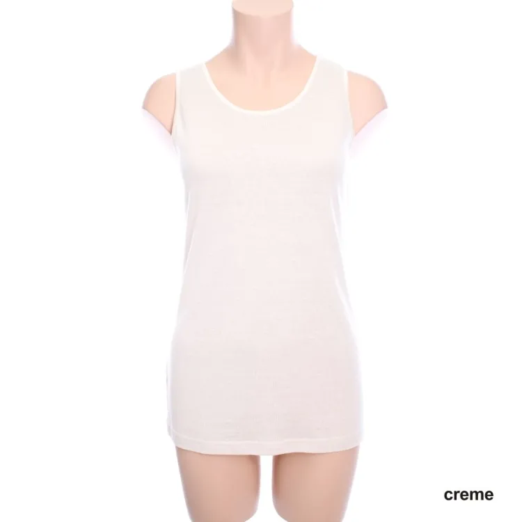 Camisole (Breite Träger)|Shirts Mit Seide^Alkena Bourette Seidenmix SOMMER TOP uni von