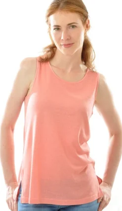 Camisole (Breite Träger)|Shirts Mit Seide^Alkena Bourette Seidenmix SOMMER TOP uni von