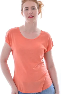 T-Shirt|Shirts Mit Seide^Alkena Bourette Seidenmix Sommer T-SHIRT luftig von