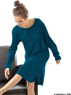 Lounge-Wear|Seiden Basics^Alkena Bourette-Seide SLEEPSHIRT