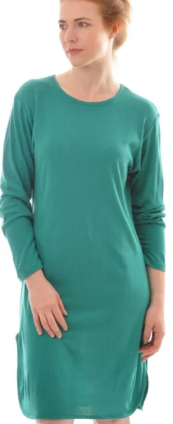 Lounge-Wear|Seiden Basics^Alkena Bourette-Seide SLEEPSHIRT