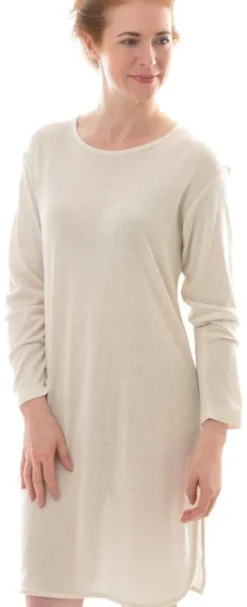 Lounge-Wear|Seiden Basics^Alkena Bourette-Seide SLEEPSHIRT