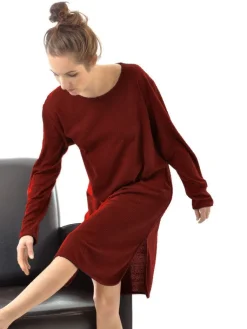 Lounge-Wear|Seiden Basics^Alkena Bourette-Seide SLEEPSHIRT