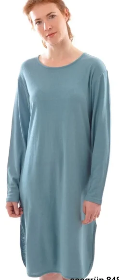 Lounge-Wear|Seiden Basics^Alkena Bourette-Seide SLEEPSHIRT