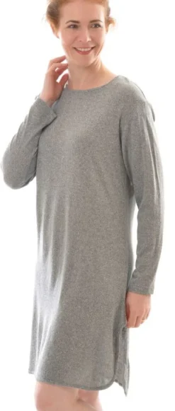 Lounge-Wear|Seiden Basics^Alkena Bourette-Seide SLEEPSHIRT