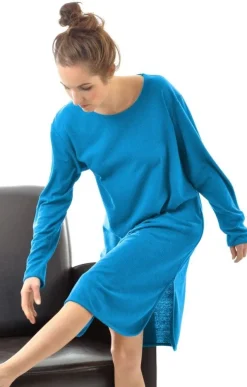 Lounge-Wear|Seiden Basics^Alkena Bourette-Seide SLEEPSHIRT von