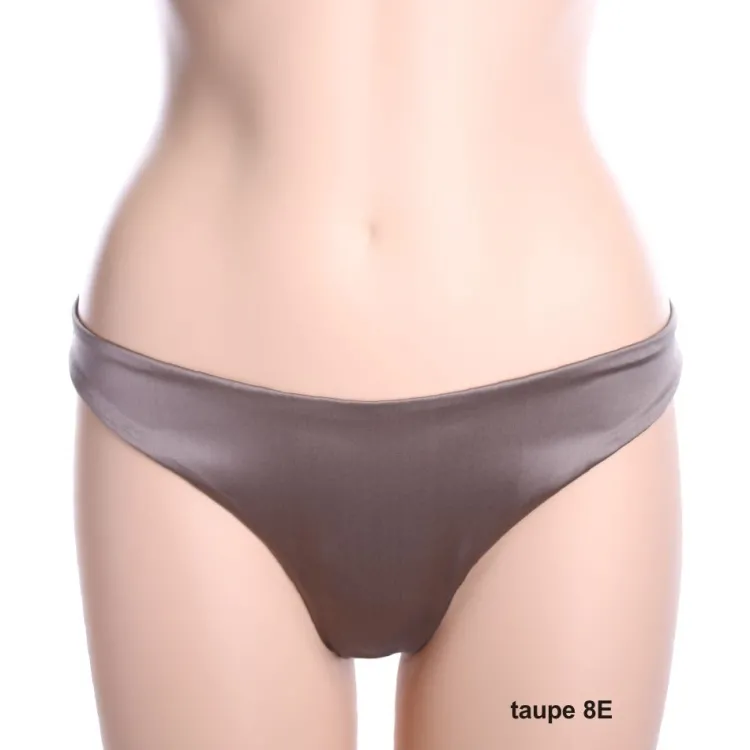 Alle Slips|Alle Unterteile^Cotton Club Brasiliana Slip mit Seide VITALE glatt von Seta Superior