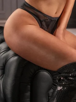 Alle Slips^RCrescentini Brazilian Slip ADAMAS mit Muster von