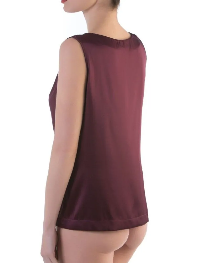 Camisole (Breite Träger)|Alle Lingerie Tops^Cotton Club Camisole-Top Stretchseide SEVERA Seta Superior