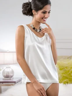 Camisole (Breite Träger)|Alle Lingerie Tops^Cotton Club Camisole-Top Stretchseide SEVERA Seta Superior