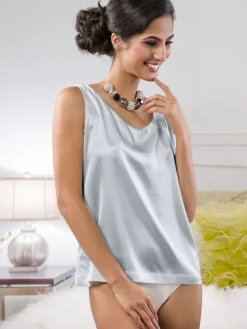 Camisole (Breite Träger)|Alle Lingerie Tops^Cotton Club Camisole-Top Stretchseide SEVERA Seta Superior