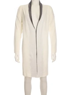 Lounge-Wear|Strickjacken & -Mäntel^Cotton Club Cardigan SYNGONIUM Feinstrick von mit Viscose bordeaux oder champagner