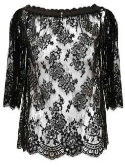 Tops Mit Spitze|Shirt Mit Spitze^Escora Carmen Shirt aus Spitze INESSA von