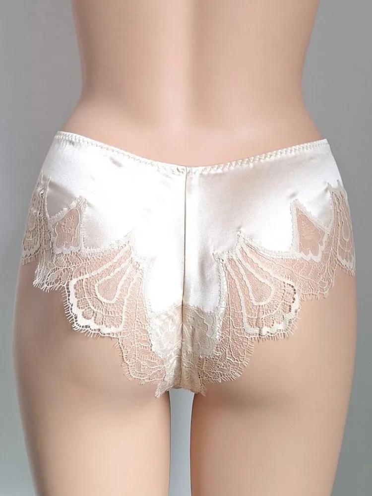 Alle Slips|Alle Unterteile^Cotton Club Culotte FREYA mit Seide von