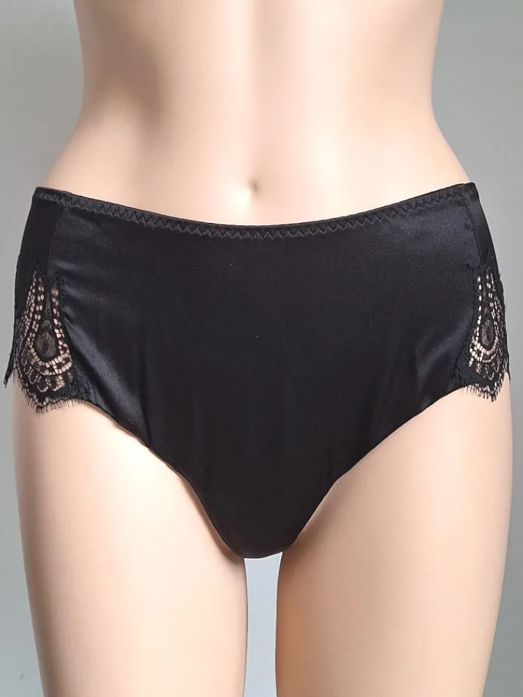 Alle Slips|Alle Unterteile^Cotton Club Culotte FREYA mit Seide von