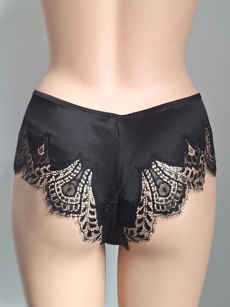 Alle Slips|Alle Unterteile^Cotton Club Culotte FREYA mit Seide von