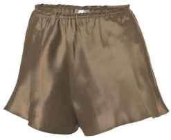 Mit Seidensatin|Alle Unterteile^Gattina Damen Shorts 100% Seide MASPALOMAS Satin von