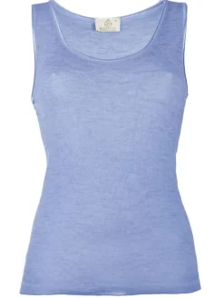 Wolle-Seide Tops|Camisole (Breite Träger)^Madiva Damen Wolle-Seide Camisole Top RUGIADA SL von Ecofuture®