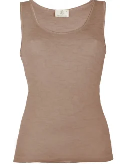 Wolle-Seide Tops|Camisole (Breite Träger)^Madiva Damen Wolle-Seide Camisole Top RUGIADA SL von Ecofuture®
