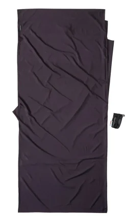 Seidenschlafsack^Cocoon Dünner Schlafsack mit Seide TRAVEL SHEET Thermolite Silk von ® volcano grey (dunkelgrau)