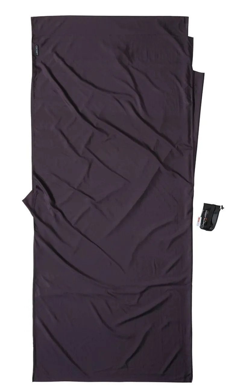 Seidenschlafsack^Cocoon Dünner Schlafsack mit Seide TRAVEL SHEET Thermolite Silk von ® volcano grey (dunkelgrau)