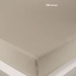 Spannbettlaken & Betttücher^bellana Edel-Jersey Spannbettlaken SAMTWEICH von mit Lyocell