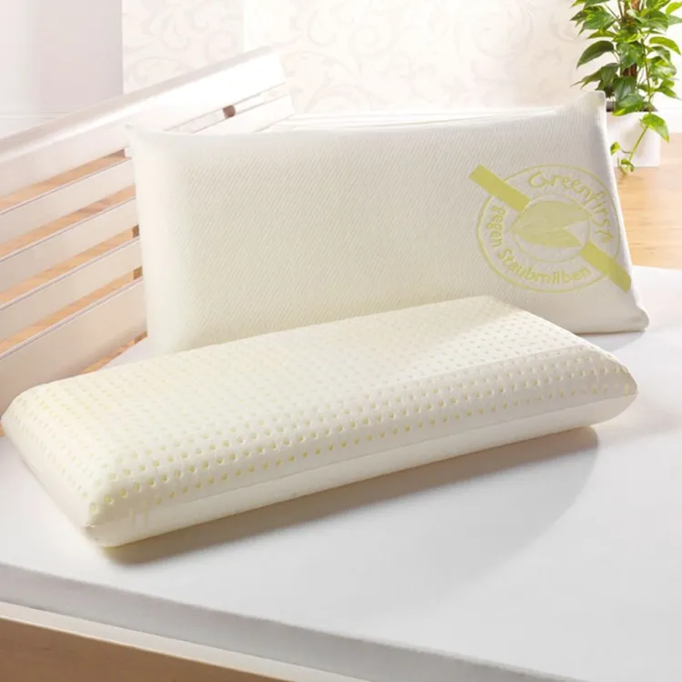 Nackenstützkissen & Körnerkissen^f.a.n. Frankenstolz f.a.n. Viscoschaum Nackenkissen GREENFIRST Sleep + Care 60° waschbar weiß-grün