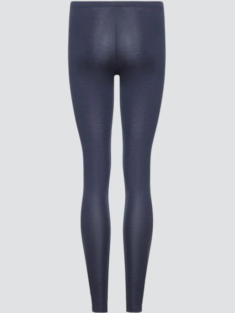 Lounge-Wear|Leggings^comazo | earth Feine Merino Seide Leggings 2703 in comazo|earth dunkelblau