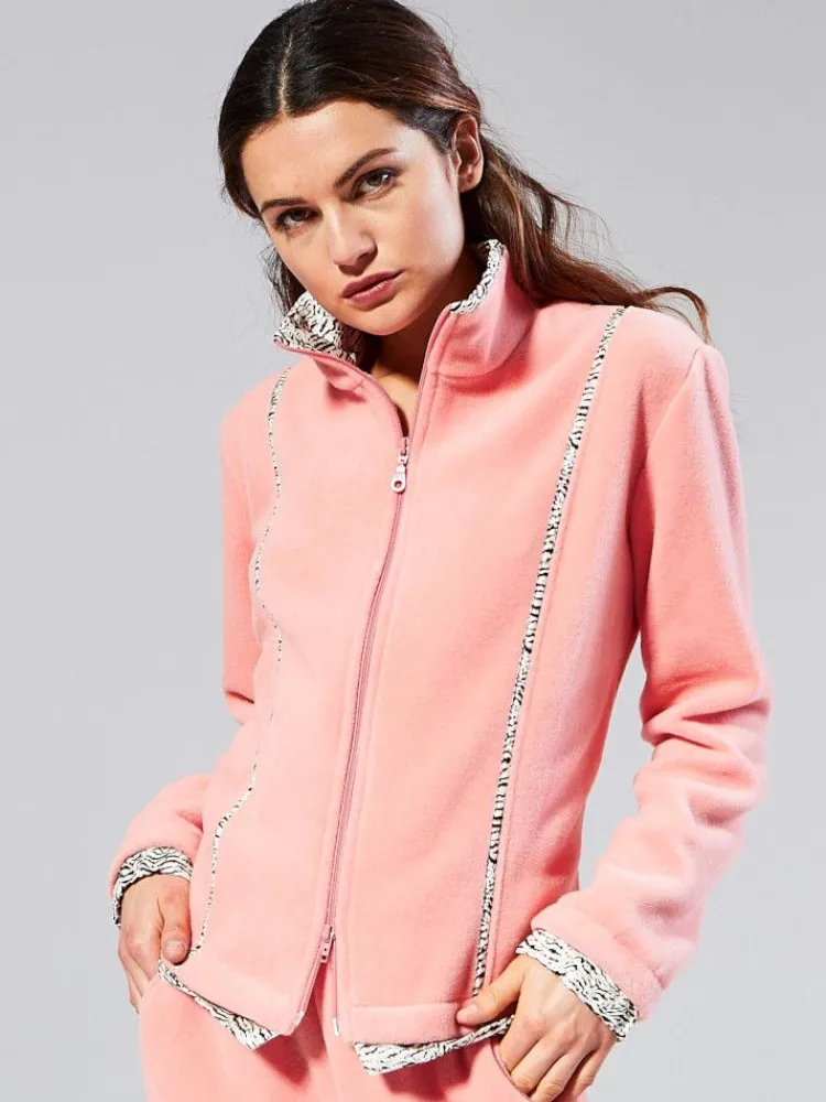 Lounge-Wear^Fu00fcrstenberg Fleece Hausanzug KEYLA mit Viscose von Fürstenberg