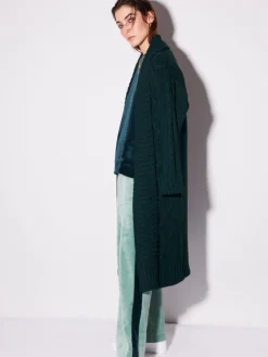 Freizeit- & Reisekleidung|Lounge-Wear^Chiara Fiorini Freizeitanzug NICKI Samt zweifarbig grün von dunkel-/ hellgrün Mischung