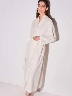 Hausmantel (Warm)|Morgenmantel Lang^Chiara Fiorini Hausmantel PANNA von cremeweiß