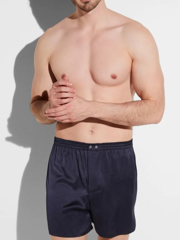 Boxershorts|Seidenunterwäsche^Zimmerli Herren Boxershorts Seide Silk Nightwear 6000 edel von