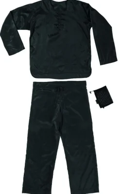 Seidenschlafanzüge^Traveleru00b4s Tree Herren REISE-SCHLAFANZUG lang Seide-Baumwolle Traveler´s Tree® pirate black (schwarz)