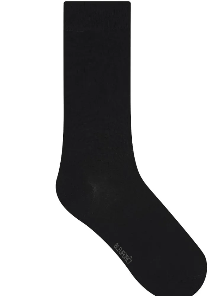 Socken^Bleuforu00eat Herren Seidensocken glatt mit 91% Seide von Bleuforêt