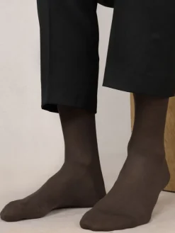 Socken^Bleuforu00eat Herren Seidensocken uni mit 91% Seide von Bleuforêt