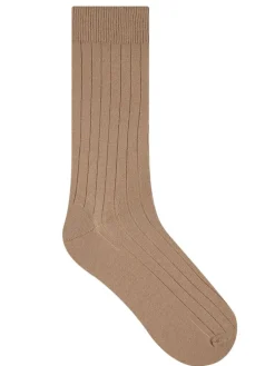 Socken^Bleuforu00eat Herren Socken uni breite Rippe mit Merino von Bleuforêt