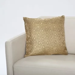 Sofakissen^Seidenwolke Kissenhülle LAKSHMI exclusiv aus Seidenbrokat
