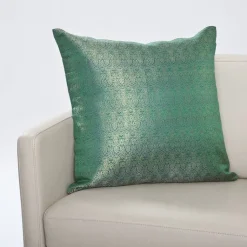 Sofakissen^Seidenwolke Kissenhülle VARANASI aus handgewebtem Seidenbrokat