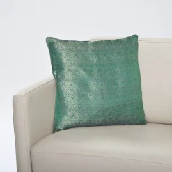 Sofakissen^Seidenwolke Kissenhülle VARANASI aus handgewebtem Seidenbrokat