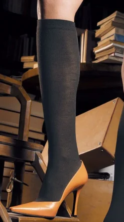 Söckchen & Kniestrümpfe^Trasparenze Kniestrumpf JENNIFER von mit Merino-Wolle