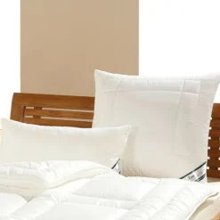 Baumwolle- & Faserkissen^f.a.n. Frankenstolz Kopfkissen AFRICAN COTTON mit Lyocell weiß