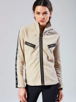 Lounge-Wear^Fu00fcrstenberg Kuschel Jacke SKY LODGE in beige von Fürstenberg beige mit Tigerprint