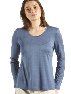 Langarm|Mit Jersey & Wirkseide^Kokon Zwo Langarm Shirt CINDA No. 2 von mit Seide und Leinen