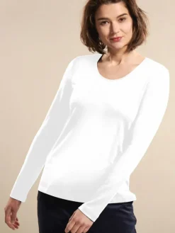 Langarm|Mit Jersey & Wirkseide^Kokon Zwo Langarm Shirt CINDA No. 2 von mit Seide