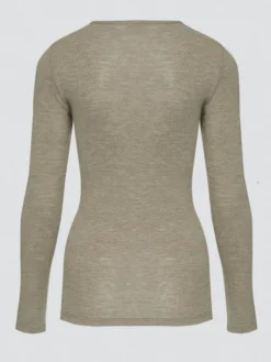 Langarm|Wolle-Seide Unterhemd^comazo | earth Langarmshirt 2716 Baumwolle Wolle Seide comazo|earth beige oder jeans meliert