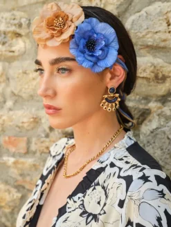 Strandkleider & Sommerkleider|Kaftan, Tunika & Pareo^Chiara Fiorini Langes Sommerkleid ELLA in von schwarz-creme