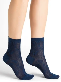 Söckchen & Kniestrümpfe^Bleuforu00eat LAST PIECE Damen Seidensocken mit 71% Seide Bleuforêt schwarz 36/38 schwarz oder jeansblau