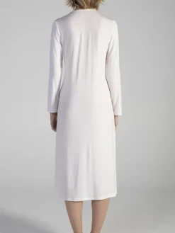 Edle Nachthemden^Verdiani LAST PIECE Langarm Nachtkleid ANGEL in von Größe 40 rosa